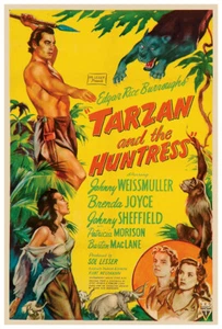 Tarzan and the Huntress - Johnny Weissmuller - Classic Movie Poster - Picture 1 of 4