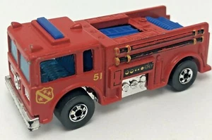 Camión de bomberos Hot Wheels Fire-Eater Red Blackwall 1976 de colección - Imagen 1 de 12