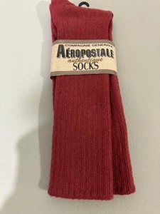 Vintage womens Aeropostale crew socks Rust color - Picture 1 of 2