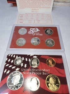 2004 United States Mint Silver Proof Set – 50 State Quarters + Standard Proof - Picture 1 of 9