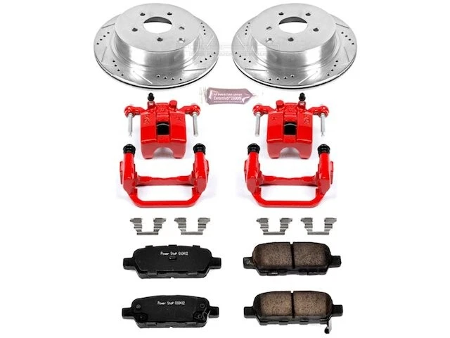 Kit de pastillas de freno trasero y rotor para Nissan Murano 2003-2007 2004 2005 2006 CR347JZ Foto 1 de 1