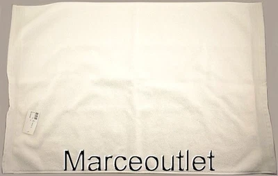 Alfombra de baño Frette 1860 Serene algodón 20" x 35" blanca Foto 1 de 3