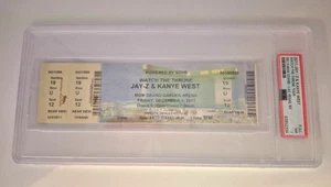JAY-Z AND KANYE WEST 2011 WATCH THE THRONE TICKET STUB LAS VEGAS MGM GRAND PSA 7 - Picture 1 of 4