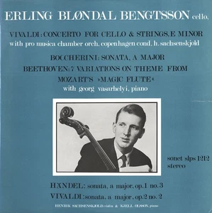BENGTSSON Cello Concerti Sonatas VIVALDI BOCCHERINI HANDEL BEETHOVEN Sonet LP - Picture 1 of 3