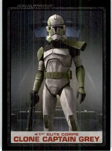 2021 Topps Star Wars The Bad Batch Clone Captain Grey #8 - Picture 1 of 2