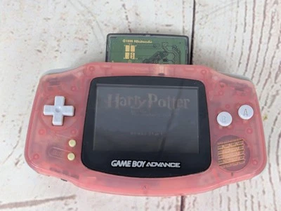 Nintendo Game Boy Advance Fuchsia Handheld System & Harry Potter - Image 1 of 4