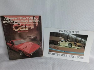 Revista de coches y póster Cerbera vintage de febrero de 1980 (8x12") - Imagen 1 de 12