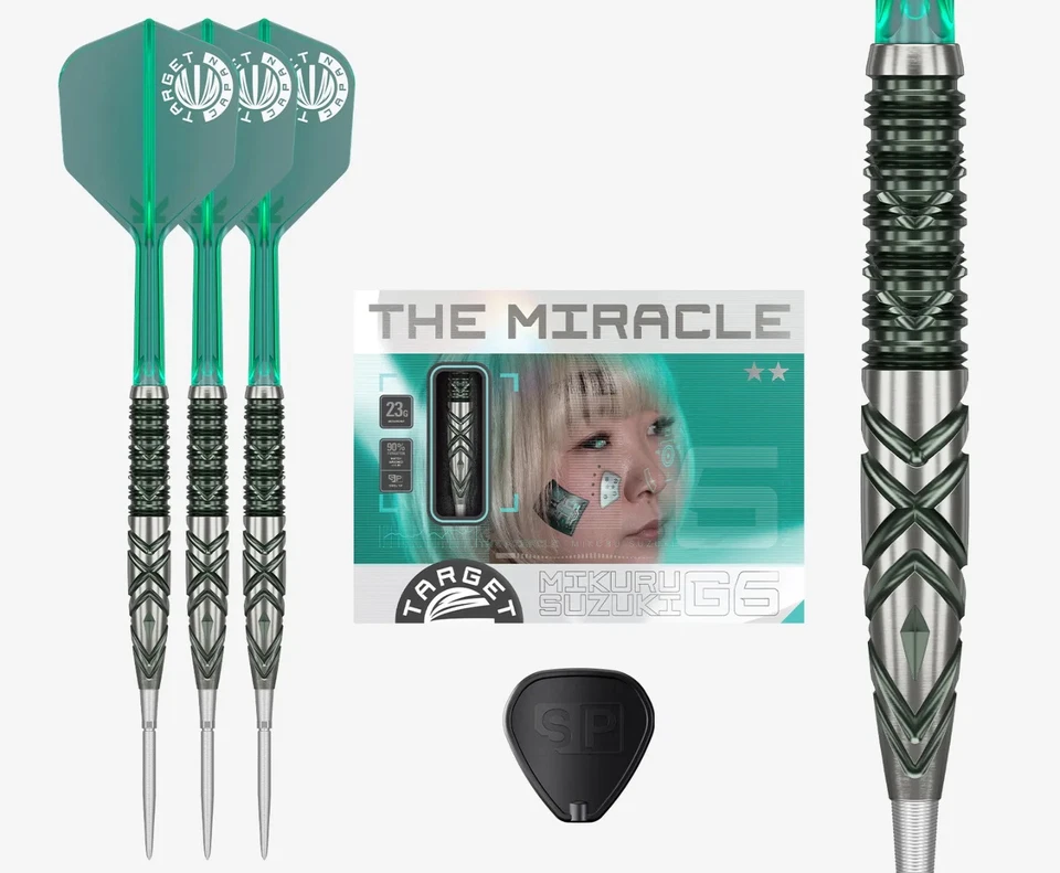 Target Japan | Mikuru Suzuki Gen 6 Darts | 23g | Swiss Point | 95 Tungsten