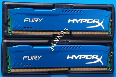 8 GB (2 x 4 GB) DDR3 1333 MHz KIT MEMORIE RAM KINGSTON 1,5V  DIMM PC3 PC DESKTOP - Immagine 1 di 4