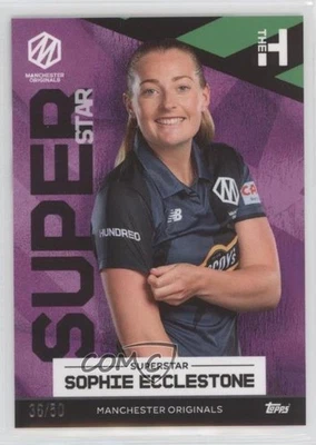 Topps The Hundred 2022 púrpura 36/50 Sophie Ecclestone 0y6g Foto 1 de 3