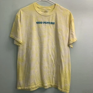 Odd Future Herren Hemd Größe L Gelb OF Donut LESEN* - Bild 1 von 7