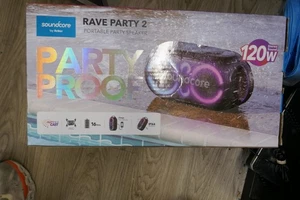 Soundcore Rave Party 2 Wireless Portable Party Speaker Bluetooth IPX4 #SH2 - Picture 1 of 3