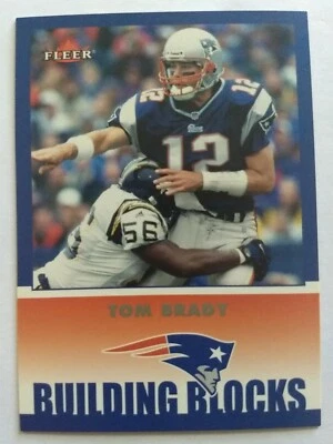 TOM BRADY, 2002 FLEER BUILDING BLOCKS #256 - Image 1 of 2