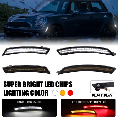 4x Luces LED delanteras traseras laterales LED para Mini Cooper R55 R56 R57 R58 R59 R60 R61 Foto 1 de 4