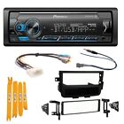 Pioneer Single DIN Bluetooth USB Car Stereo install kit for Acura MDX 2001-2006