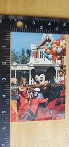 Walt Disney World Postcard Chief Firemouse Mickey Mouse Fire Truck Main Street - Picture 1 of 3