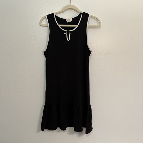 Abito Pigiama Kate Spade Dream A Little Dream Nero Bordo Bianco Tg M Ruffle Chic