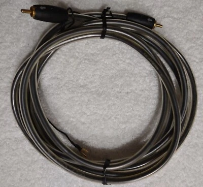 1  AUDIOQUEST SUB A SUBWOOFER CABLE 3 METER  GOLPLATED SOLID COPPER CABLE - Image 1 of 3