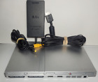 Sony PlayStation 2 Slim Console With Cords - Satin Silver - Tested and Working
