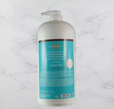 New Moroccanoil Professional Hydration Shampoo 67.6oz/ 2L Moisturizing Hair - Image 1 of 3