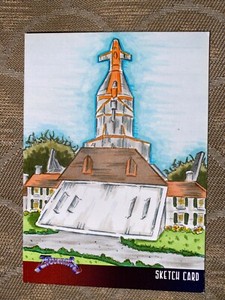 GERRY ANDERSON TERRAHAWKS SCOTT FELLOWS  SKETCH CARD