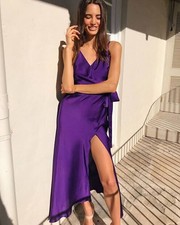 sheike purple dress