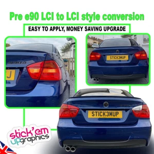 Coppia Sovrapposizioni BMW 3 Seires e90 Luce Stivale Pre LCI a LCI 04-07 - Foto 1 di 1