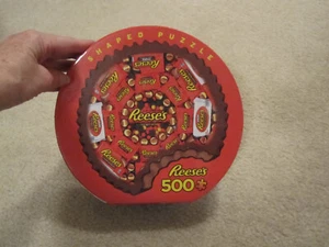 Reese's Chocolate Peanut Butter Shaped 500 Piece Jigsaw Puzzle sealed box new - Picture 1 of 1