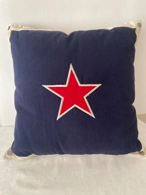 Almohada de Colección Tommy Hilfiger Bordada Estrella "Los Clásicos Americanos" Nueva Foto 1 de 4