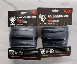 WTB Exposure Two (2) Tubeless Tires - 700 x 30C TCS - Folding Black Road - 345Gm - Picture 1 of 2