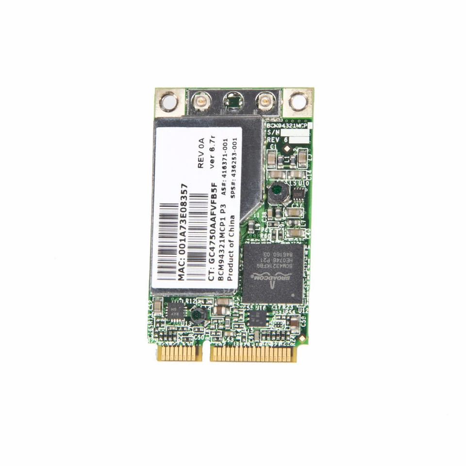 HP Pavilion DV6000 436254-001 434661-002 Broadcom BCM94321MCP3 BCM4321 mini Card - Image 1 of 1