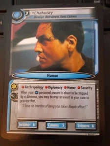 Star Trek CCG Captain's Log 10U65 Puente Chakotay entre dos tripulaciones casi nuevo-como nuevo y nuevo - Imagen 1 de 1