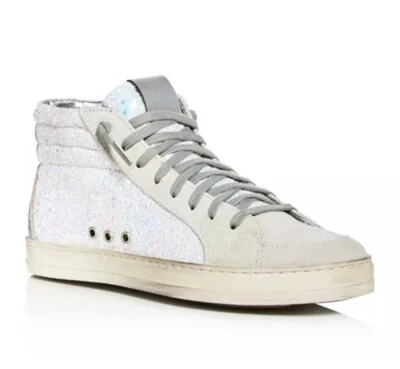 Tênis feminino P448 glitter skate cano alto camurça tamanho 39 EUA 8.5 NOVO sem caixa - Imagem 1 de 4