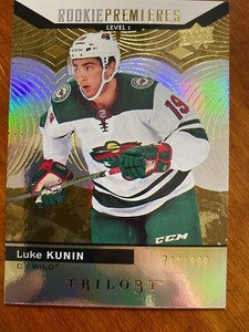 17-18 UD Trilogy Rookie Premiers 66 Luke Kunin /999