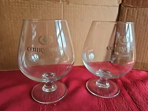 2 Stück Courvoisier Le Cognac De Napoleon Schnaps Schnaps Trinkgläser - Bild 1 von 2