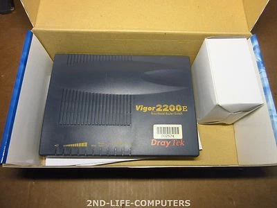 DrayTek Vigor 2200E Broadband Router Switch  - ORIG BOX - INCL PSU - Bild 1 von 3