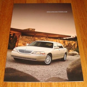 Original 2003 Lincoln Town Car Sales Folder Brochure - Picture 1 of 2