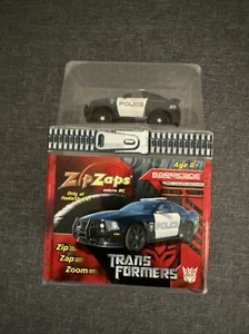 Barricade 2007 Saleen Mustang Police Transformers ZipZaps Micro RC Wireless Car - Picture 1 of 3
