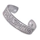 runes Nordic Bangle, Open Cuff Bangle Bracelet Wristband