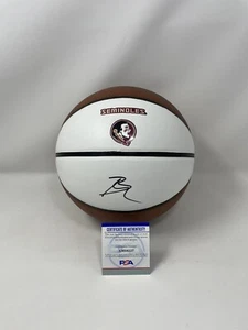 BABA MILLER SIGNED AUTOGRAPH FLORIDA STATE SEMINOLES F/S BASKETBALL PSA DNA COA - Picture 1 of 5