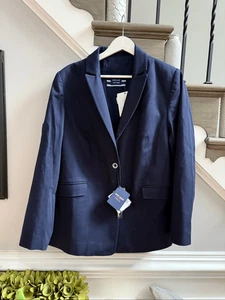 Giacca monopetto Saint James Mademoiselle Navy Alysee tg 16 nuova con etichetta - Foto 1 di 14
