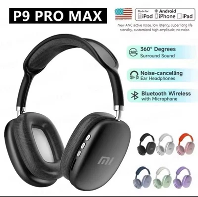 Xiaomi P9 Plus Max Wireless Bluetooth Headset with Noise Cancelling - Image 1 of 4