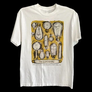 Camisa Blanca The Lumineers Band Unisex Concierto Talla Completa S-3XL - Imagen 1 de 6