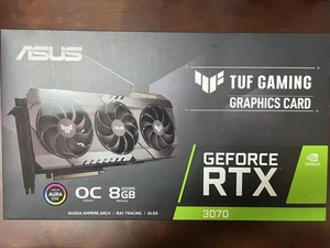 Asus TUF Gaming GeForce RTX 3070 OC 8GB GPU Used with Accessories - Bild 1 von 5