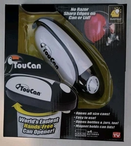 TouCan Electric Magnetic Battery Can Jar Opener One Touch Hands Free New NIB - Picture 1 of 2
