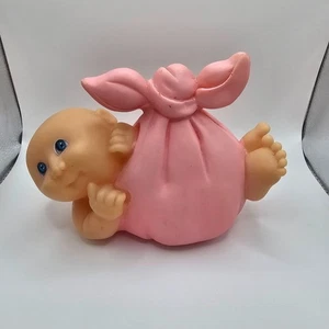 Vintage Cabbage Patch Kids Newborn Baby Piggy Bank Pink Girl  1983 Star Power - Picture 1 of 11
