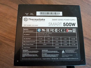 Thermaltake Smart Series 500W PC Power Supply - Afbeelding 1 van 3