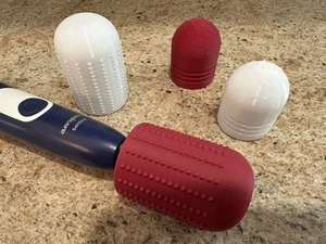 Discreet Massage Applicator Tips - Phillips Electric Toothbrush Travel-Friendly - Picture 1 of 5