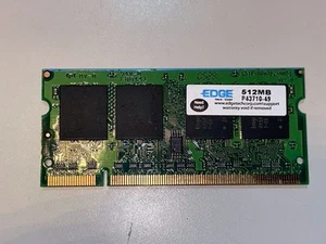 Edge 512MB PC2-4200 SODIMM Laptop/Notebook Memory RAM - Picture 1 of 7