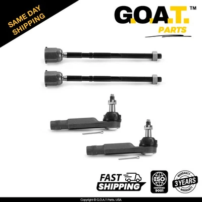 Inner&Outer Tie Rods for Ford Mustang Mercury Cougar Zephyr Lincoln Continental - Image 1 of 4